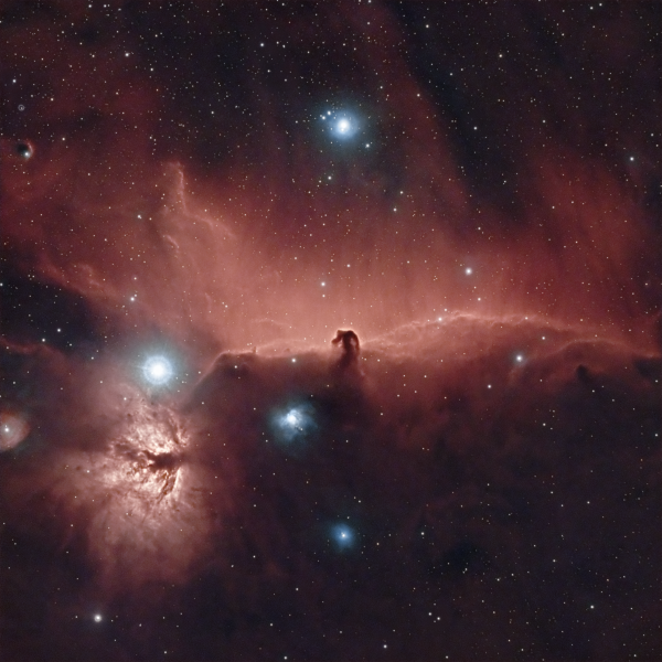 IC 434 + NGC 2024 (Horsehead, Flame)