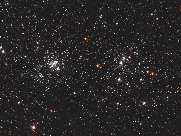 χ and h open star clusters