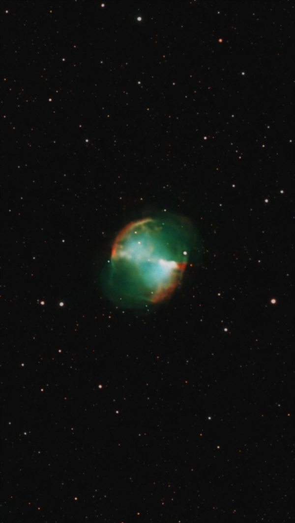 M27 Dumbbell - a planetary nebula in the constellation Vulpecula