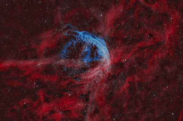 Wolf Rayet 134 Ring Nebula in Cygnus